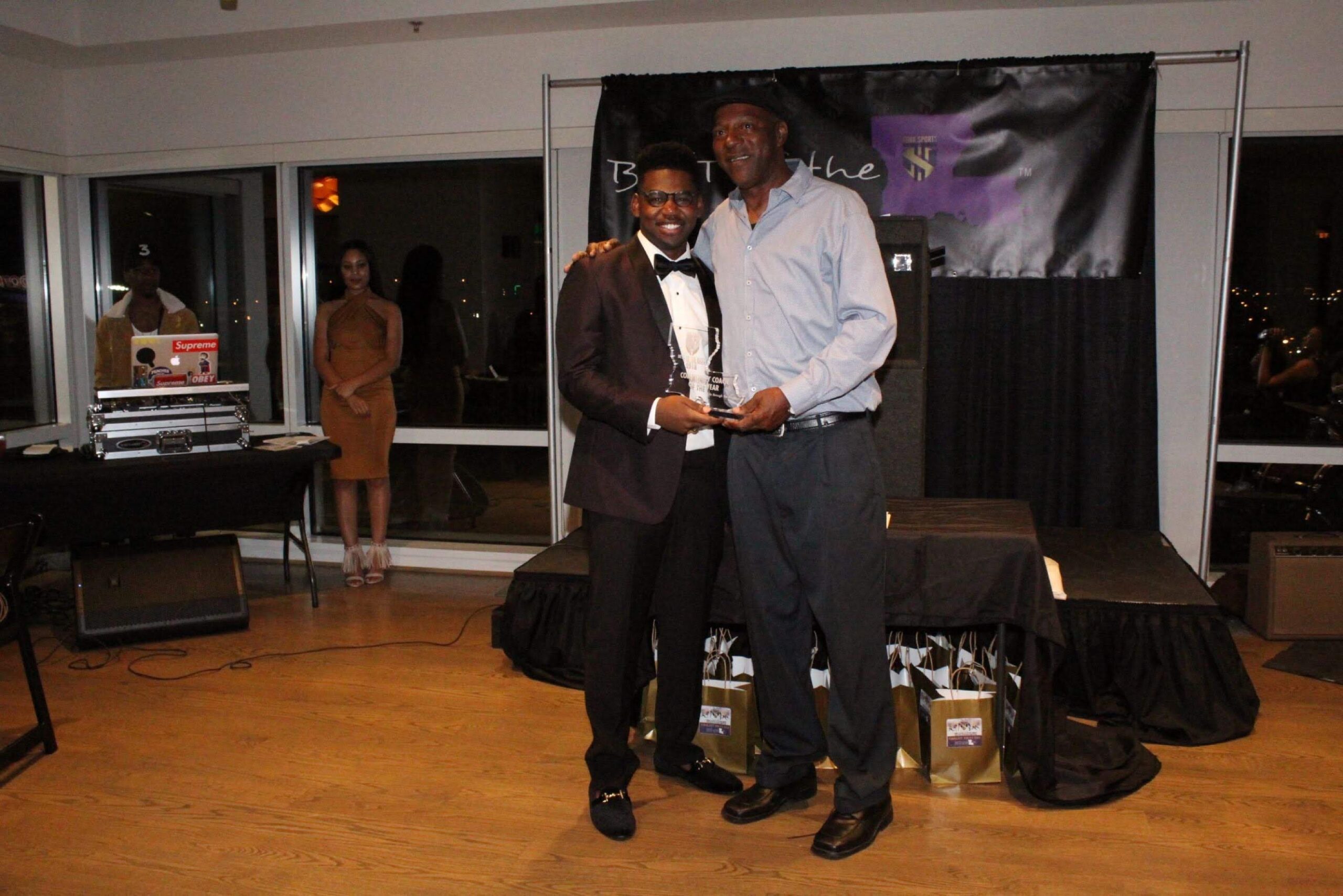 Kenneth "Coach K" Thompson- Community Coach of the Year with Turk